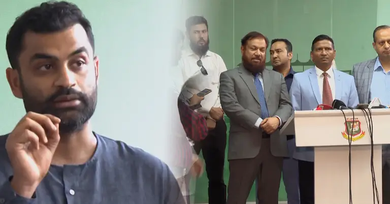 তামিম ইকবাল ও বিসিবি সদস্য